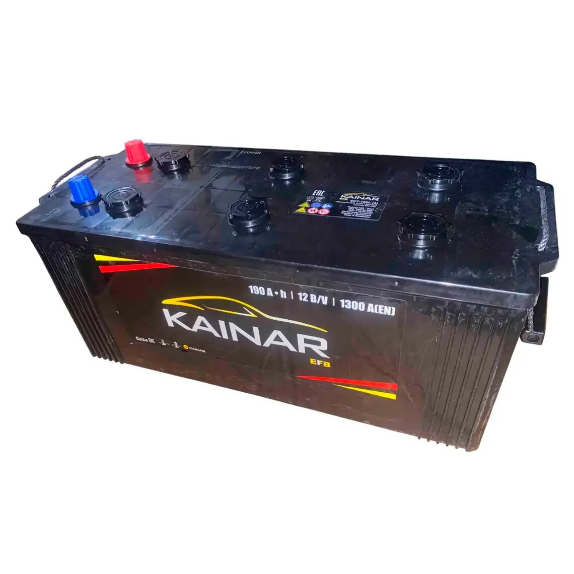 Акумулятор стартерний 6СТ-190 АПЗ (+/-) KAINAR